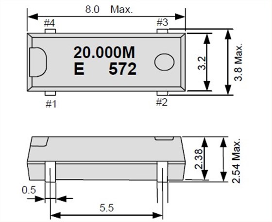 MA - 306晶振,日本进口晶振,8038陶瓷面石英晶体