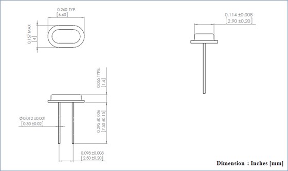 ABL7M2 6.6-4.0-1.4mm