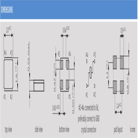 JXS21P4晶体谐振器,Q 27.0-JXS21P4-12-20/20-T1-FU-AEC-LF