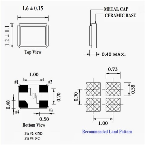 ELM12W-24.000MHz-6-R120-D7X-T晶振,AEL石英晶体谐振器