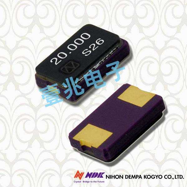 5032mm|NX5032GA-20.000000MHZ-STD-CSK-8|20MHz|8pF消费设备晶振