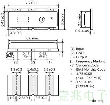 Murata日本村田晶振,7.2*3.0陶瓷谐振器,CSTCC4M00G53-R0贴片晶振